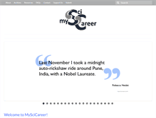 Tablet Screenshot of myscicareer.com